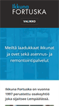 Mobile Screenshot of ikkunafortuska.fi