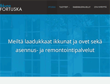 Tablet Screenshot of ikkunafortuska.fi